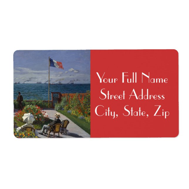 Jardin de Sainte-Adresse par Claude Monet (Devant)