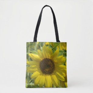Jardin de tournesol Sac fourre-tout imprimé