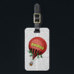 Jardin De Tuileries Hot Air Balloon Luggage Tag<br><div class="desc">Transportation & Travel</div>