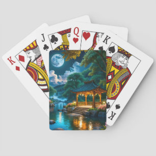 Jardin des Cartes de Jeu Nocturne Calme (3)