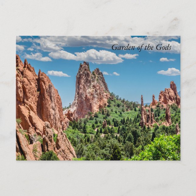 Jardin des Dieux Colorado Carte postale (Devant)