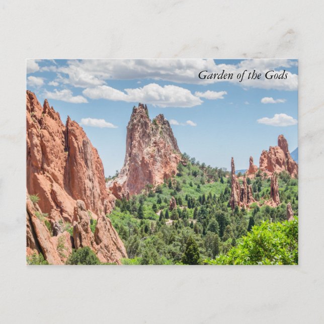 Jardin des Dieux Colorado Carte postale (Devant)
