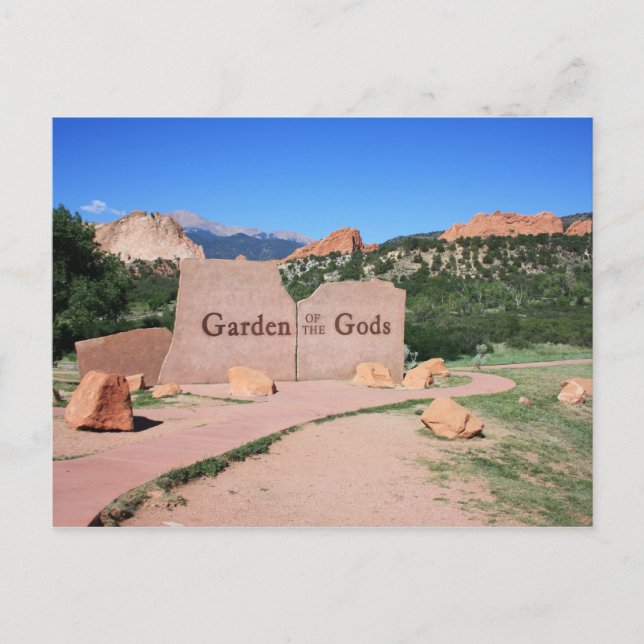 Jardin des Dieux - Colorado Carte postale (Devant)