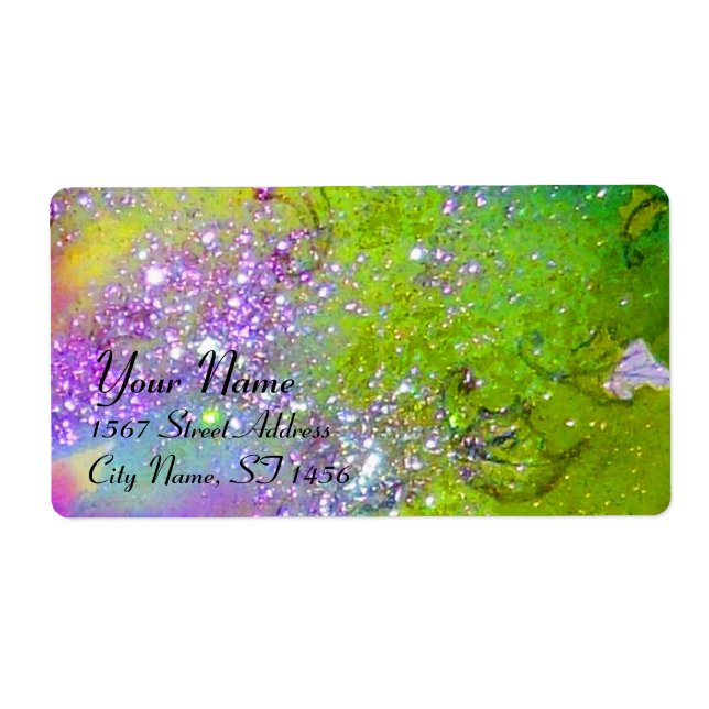 JARDIN DES OMBRES PERDUES, jaune violet (Devant)