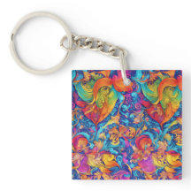 Jardin d'été moderne et coloré Abstrait