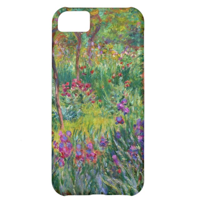 Jardin d'iris de Monet au coque iphone de Giverny (Dos)