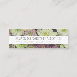 Jardin DRAMATIQUE Hellebore Mini carte RSVP Web