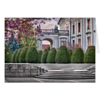 Jardin du Château de Prague le matin