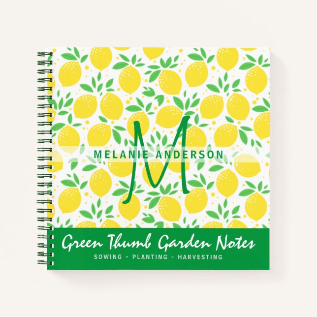 Jardin du Journal des jardiniers de citrons frais (Devant)