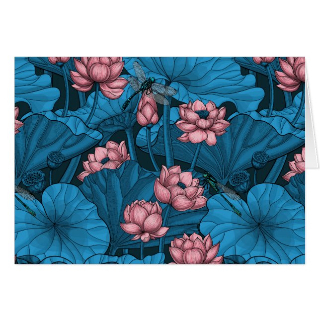 Jardin du lotus nocturne (Devant horizontal)