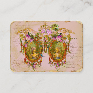 Jardin du rose Nordeens de carte de visite
