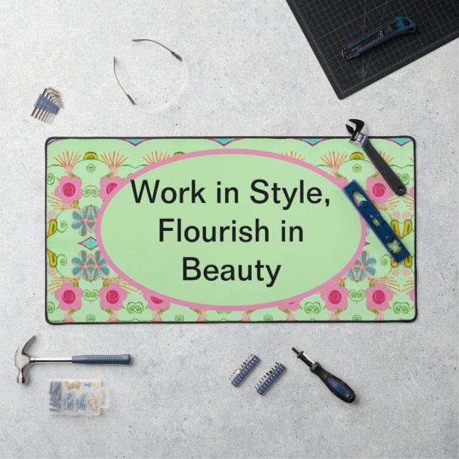 Jardin Éclectique Enchantant : Beauté Florale Dive (Poste de travail)