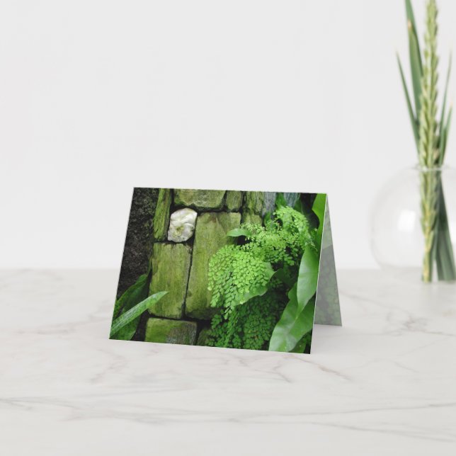 Jardin en pierre - Carte Note (Devant)