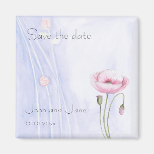 Jardin Enregistrer la date Magnet