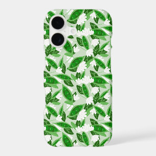 Jardin Fleur Blanche Cosse de Pois Vert