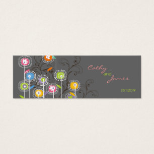 Jardin Fleur super Merci Mariage Faveur Tags