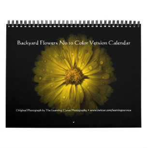 Jardin Fleurs No 10 Calendrier de version couleur