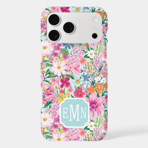 Jardin Floral Coloré Monogrammé