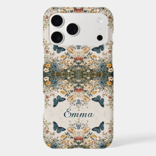 Jardin Floral Papillon Printemps Vintage