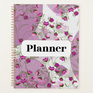 Jardin Floral Rose et Violet de Style Artistique