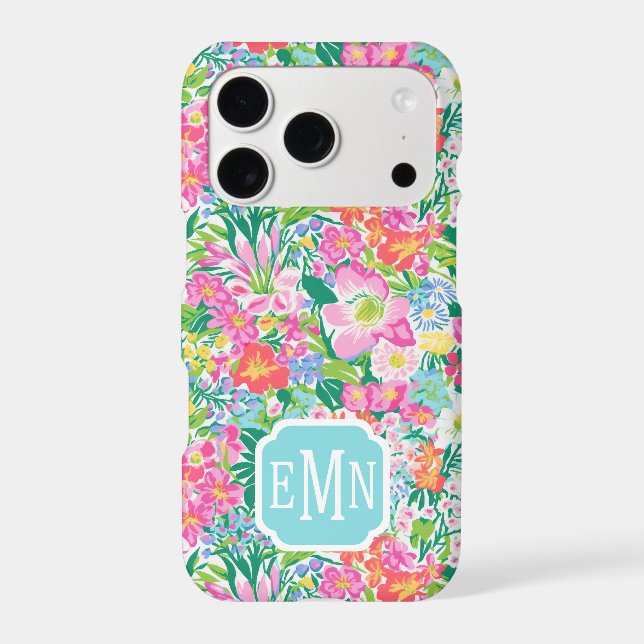 Jardin Floral Rose Monogrammé (Verso)