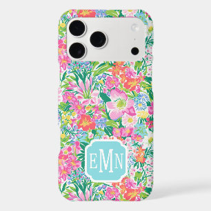 Jardin Floral Rose Monogrammé