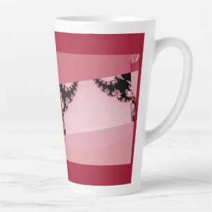 Jardin fractal crémeux Latte Mug