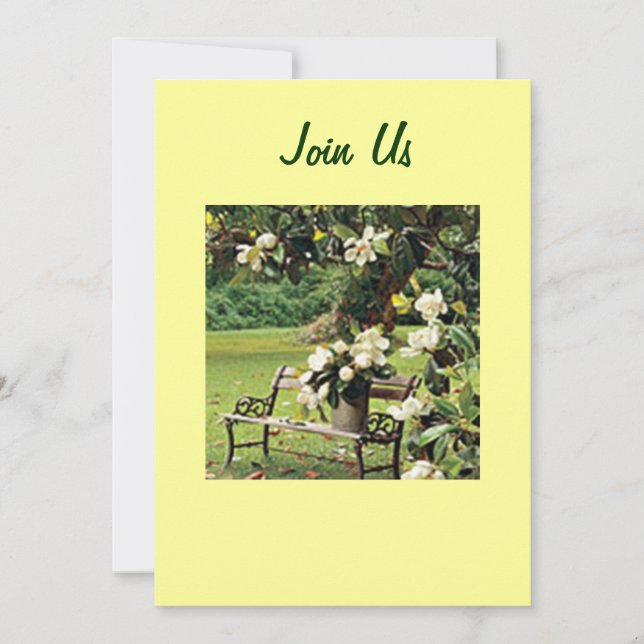 JARDIN GARDEN INVITATION À LA FÊTE (Devant)