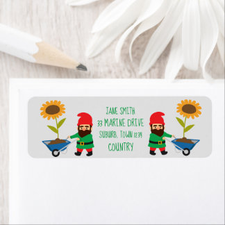 Jardin gnome joli thème de jardinage
