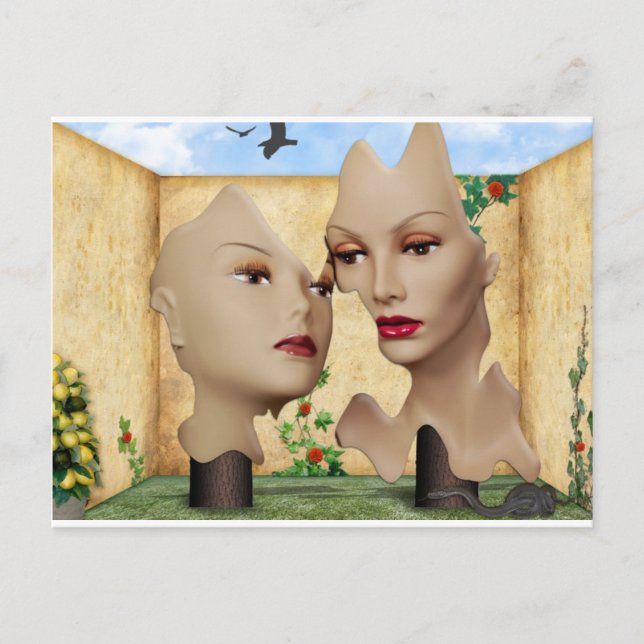 Jardin irréel 8 Pk. Carte postale (Devant)