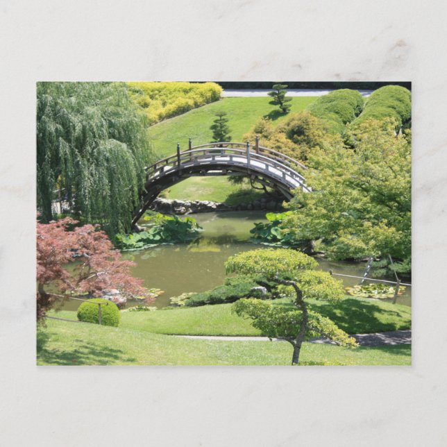 Jardin japonais à la carte postale de la bibliothè (Devant)