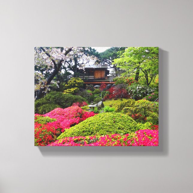 Jardin japonais de thé de San Francisco #12 Toile (Recto)