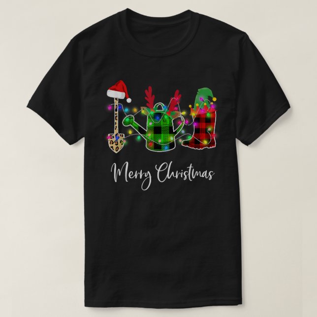 Jardin Joyeux T-shirt Noël (Design devant)