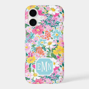 Jardin Moderne Coloré Monogrammé