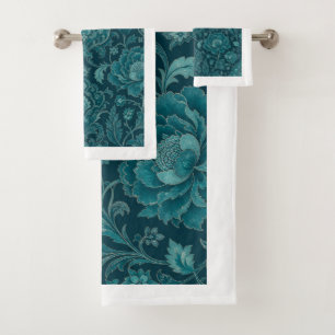 Jardin Persan   Damas Floral Sarcelle de Luxe