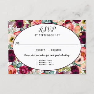 Jardin romantique Réception fleurie 3 Entree RSVP