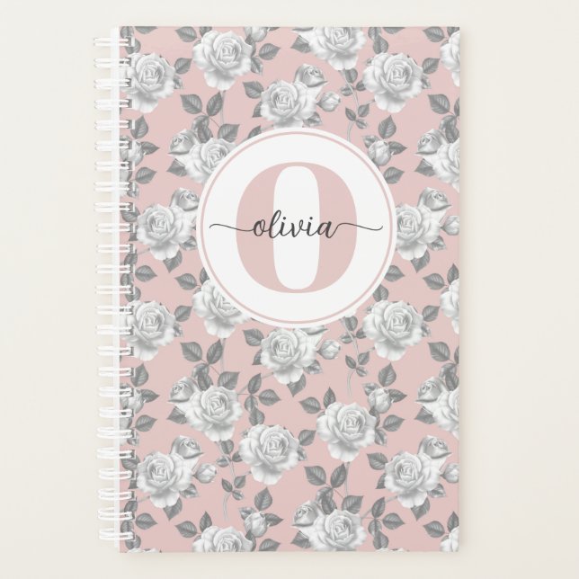 Jardin rose Monogramme rose (Devant)