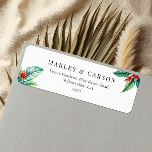 Jardin Tropical Végétal Mariage Adresse de Retour