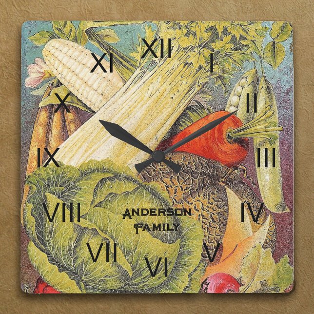 Jardin végétal vintage Grande horloge (Créateur téléchargé)