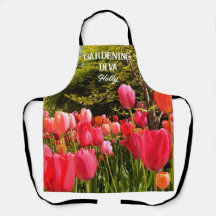 Jardinage Diva tout-dessus Imprimer tablier