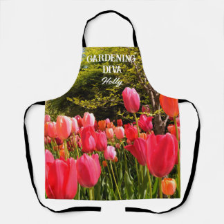 Jardinage Diva tout-dessus Imprimer tablier