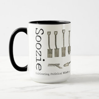 Jardinage grande tasse avec nom