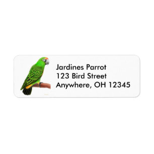 Jardines Parrot Étiquette
