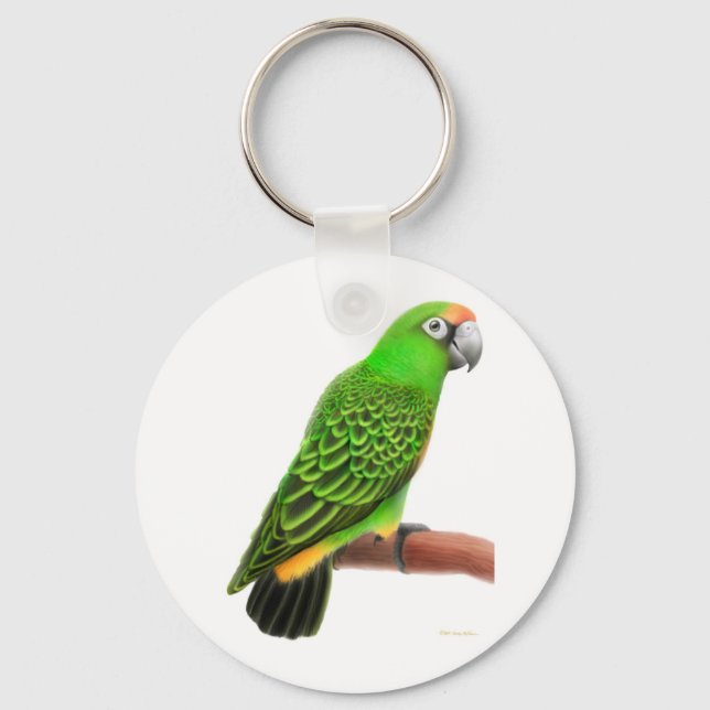 Jardines Parrot Keychain (Front)