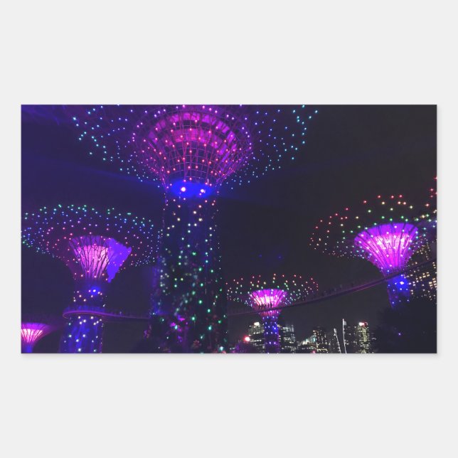 Jardins de Singapour près de la baie #4 Stickers (Devant)