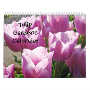 Jardins de Tulip Calendrier Fleurs de la nature Co