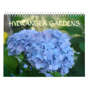 Jardins d'HORTENSIAS Calendrier Hortensias Bleus