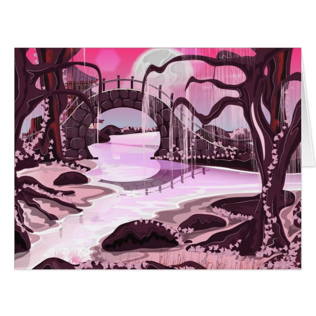 Jardins japonais du soir (Devant horizontal)