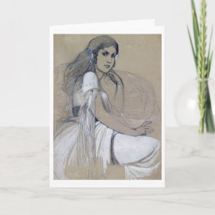 Jaroslava Muchova, Alphonse Mucha Card