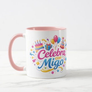 Jarra Personalizada “Celebra Conmigo” | Ideal para Mug